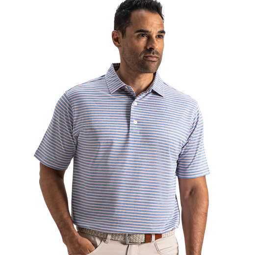 Heather Pin Pop Stripe Pique