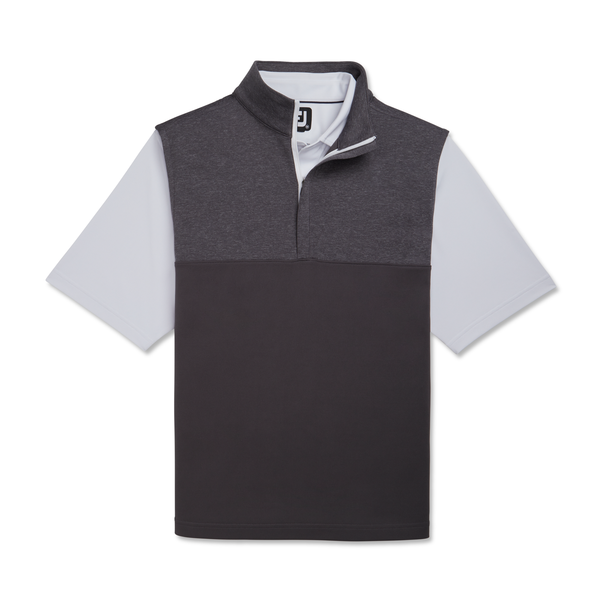 Heather Yoke Half-Zip Vest - FootJoy