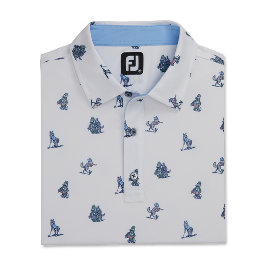 Coyote Print Lisle Self Collar-Previous Season Style
