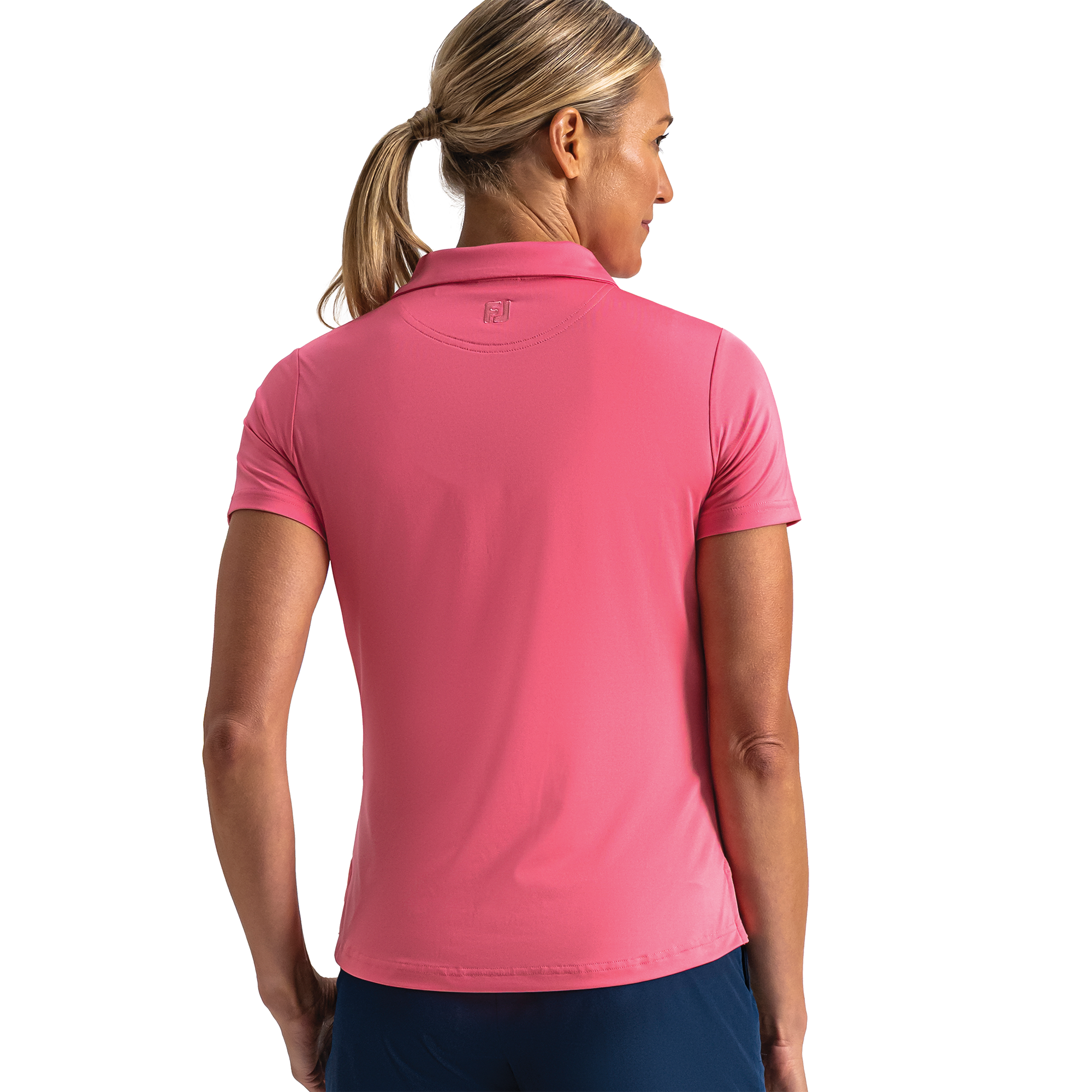 Solid Lisle Self Collar Women