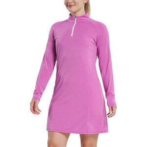 long sleeve golf dress Checkerboard Long-sleeve Ruffled Dresses For Women it offers bold comfort and style. Tennis Dress for Women Long