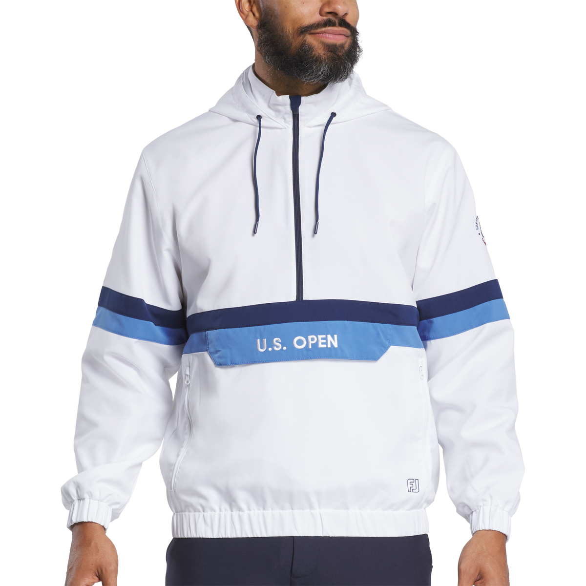 2025 U.S. Open Lined Windbreaker Half-Zip Hoodie-Previous Season 2025 U.S. Open Lined Windbreaker Half-Zip Hoodie-Previous Season
