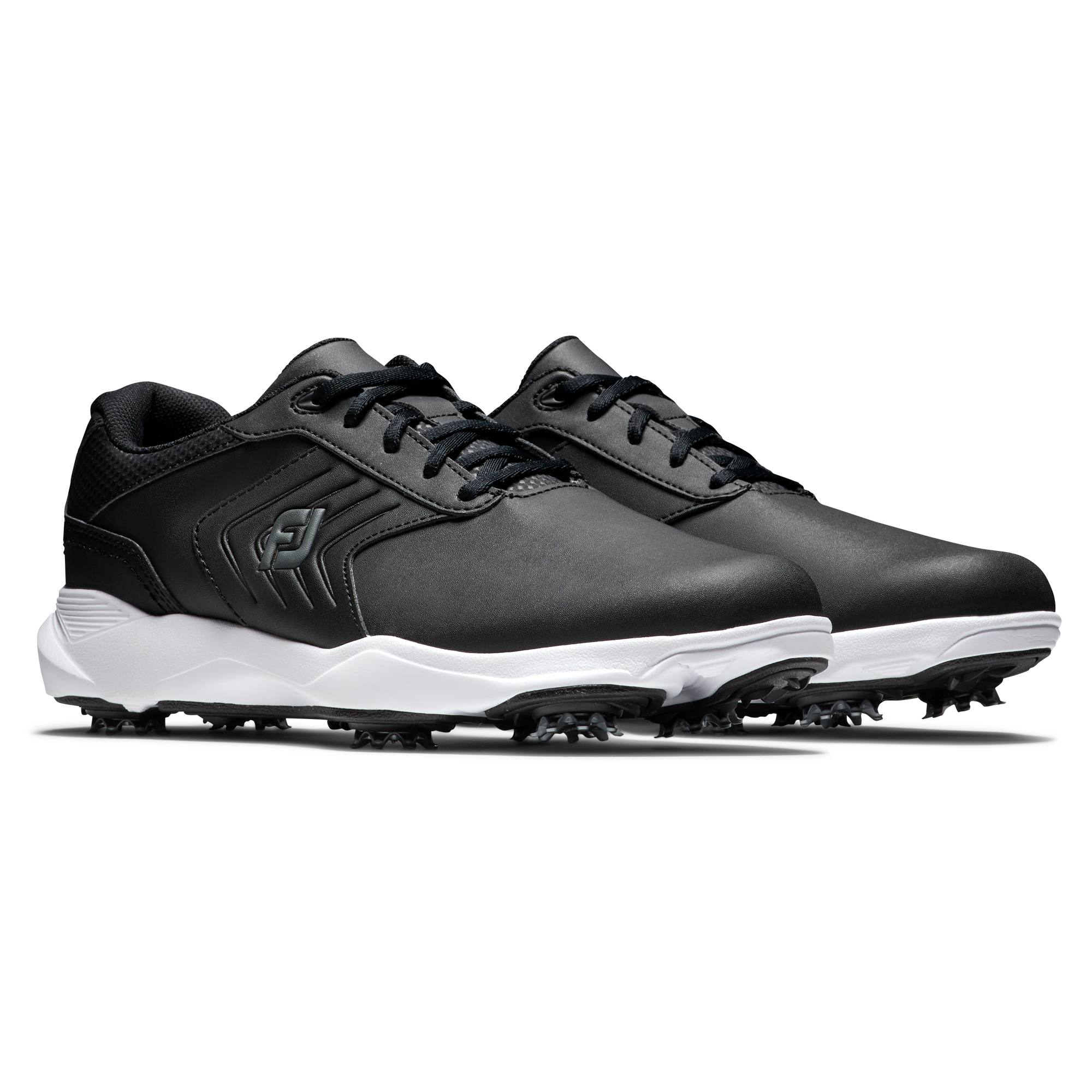 FootJoy Men's eComfort Golf Shoes Size 7.5, Black/Charcoal/White