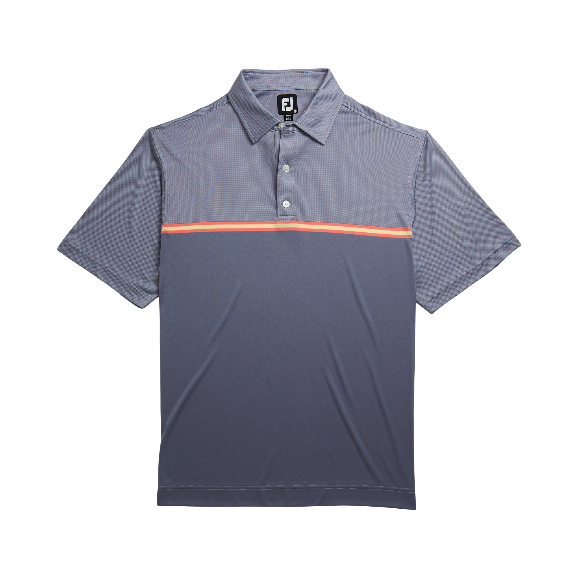 Jacquard Top Color Block Self Collar - FootJoy