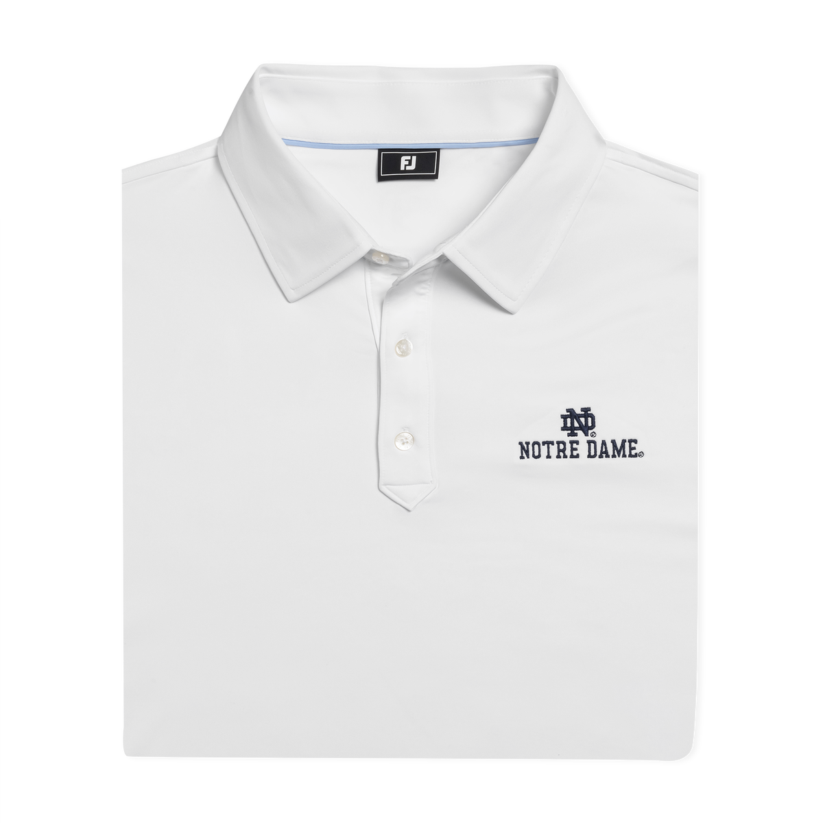 notre dame dress shirts Cutter & Buck Notre Dame Fighting Irish Alumni - Skyline Recycled Gingham Mens Long Sleeve Button Down Dress Shirt in Pale Blue/Navy Blue