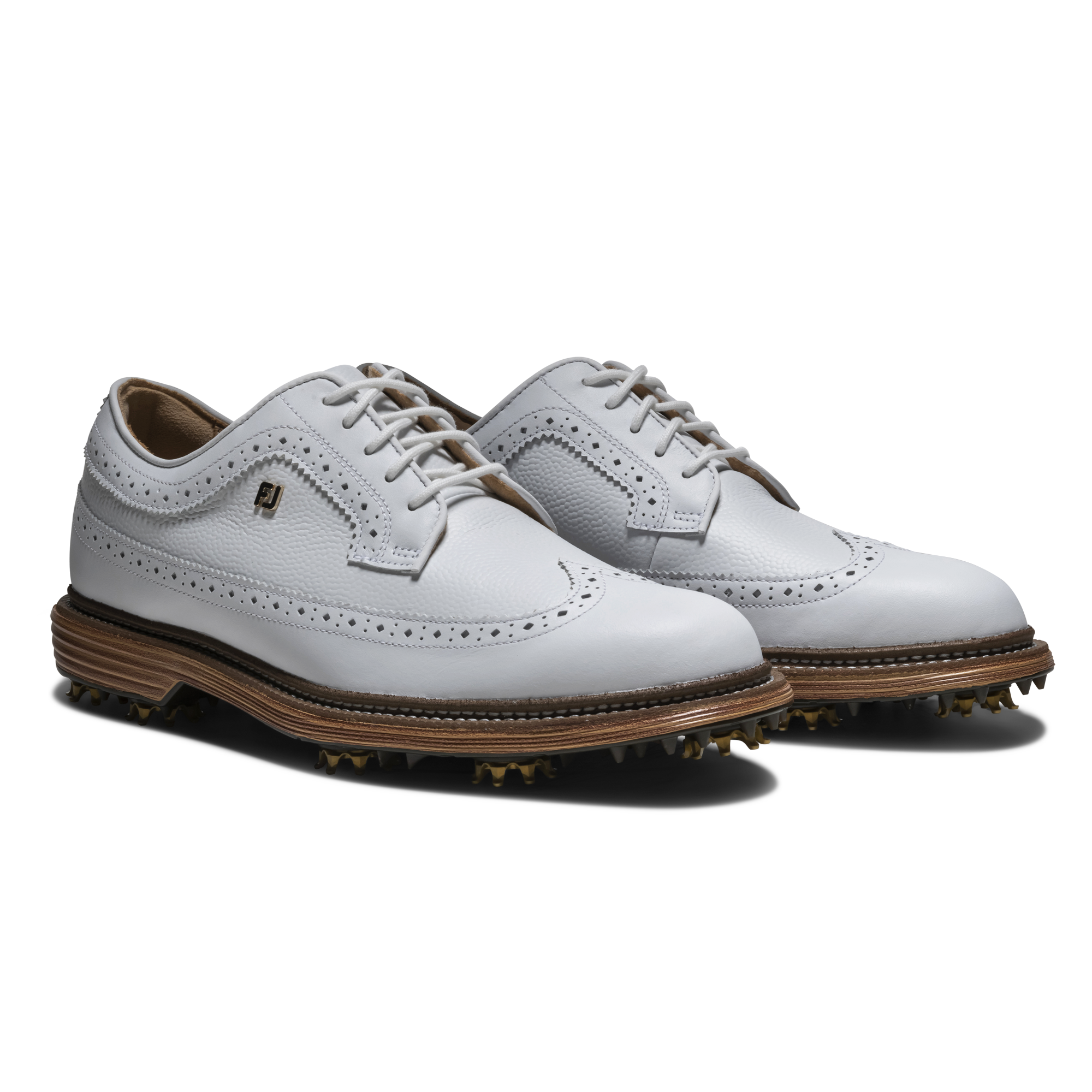 FootJoy Premiere Series Marquis White White Brown Traction View