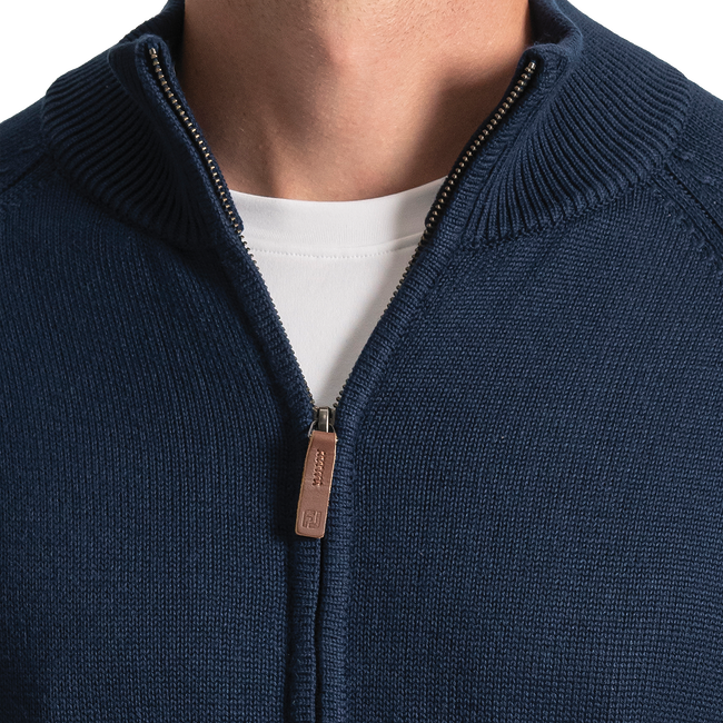 Après Tee Knit Full-Zip Sweater - FootJoy Après Tee Knit Full-Zip Sweater - FootJoy