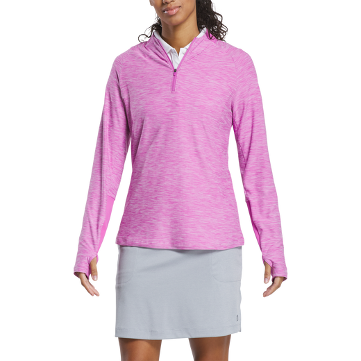 Space Dye Quarter-Zip Women-Previous Season Style