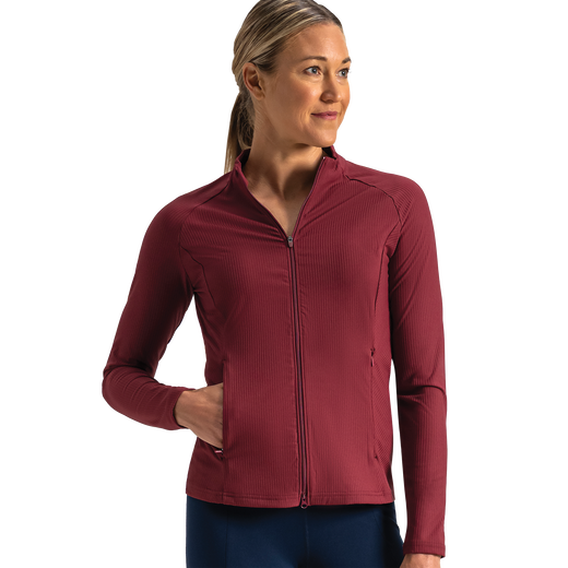 Rib Full-Zip Jacket Women