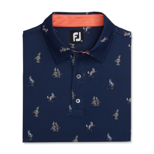 Coyote Print Lisle Self Collar-Previous Season Style