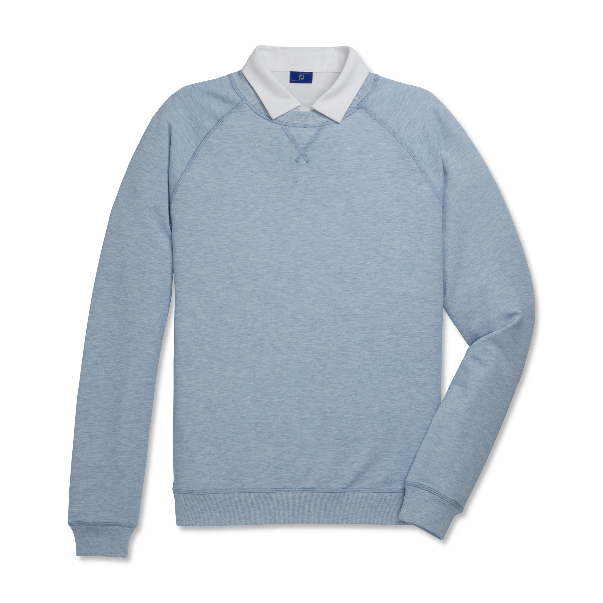FootJoy Men's Dri-Release French Terry Golf Crewneck Pullover Grey M