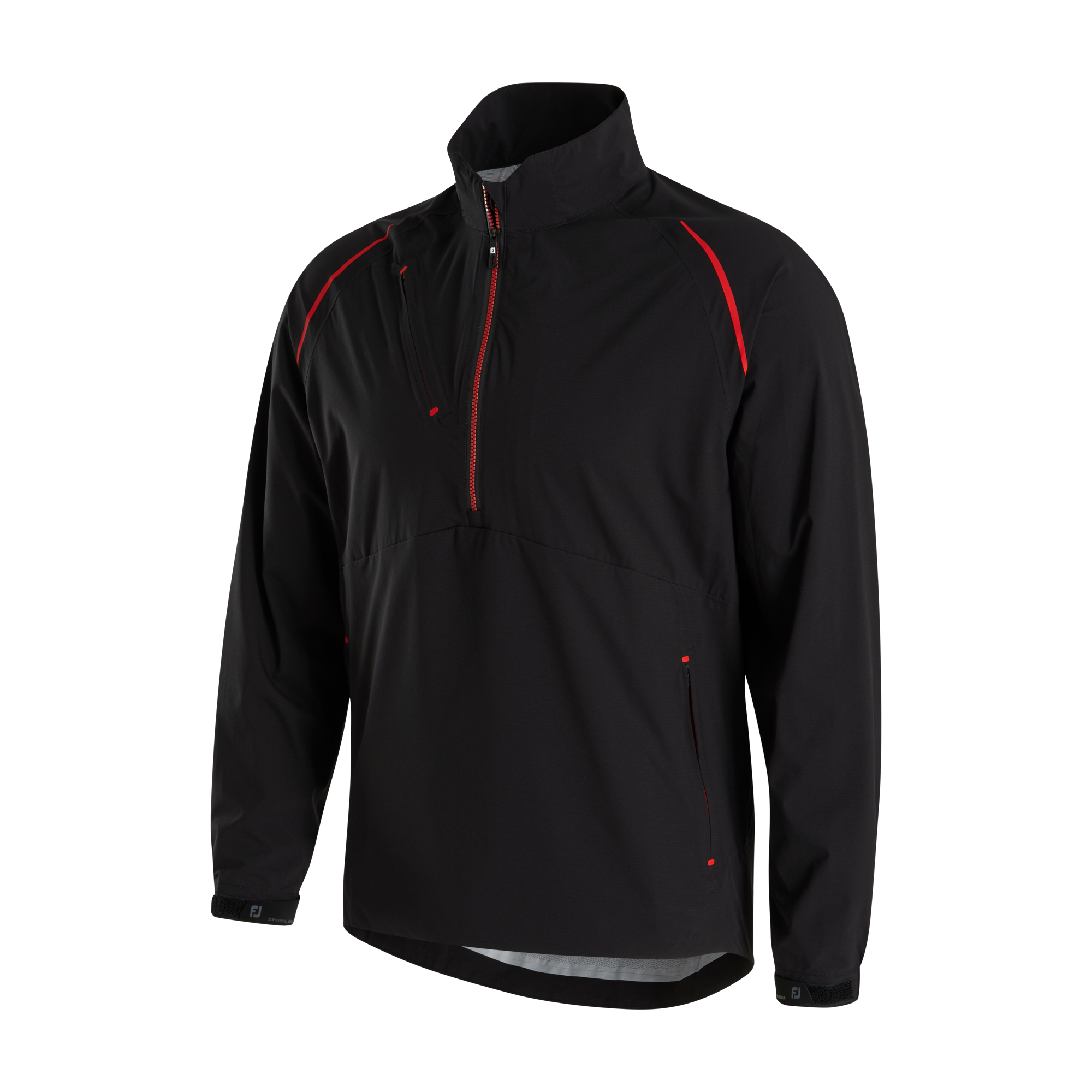 FootJoy DryJoys Select LS Rain Jacket - Black/Red - Size: S