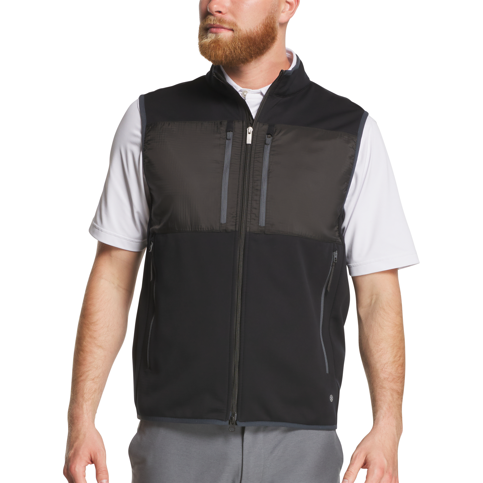 FootJoy Men's ThermoSeries Fleece Vest Black - Size: Medium