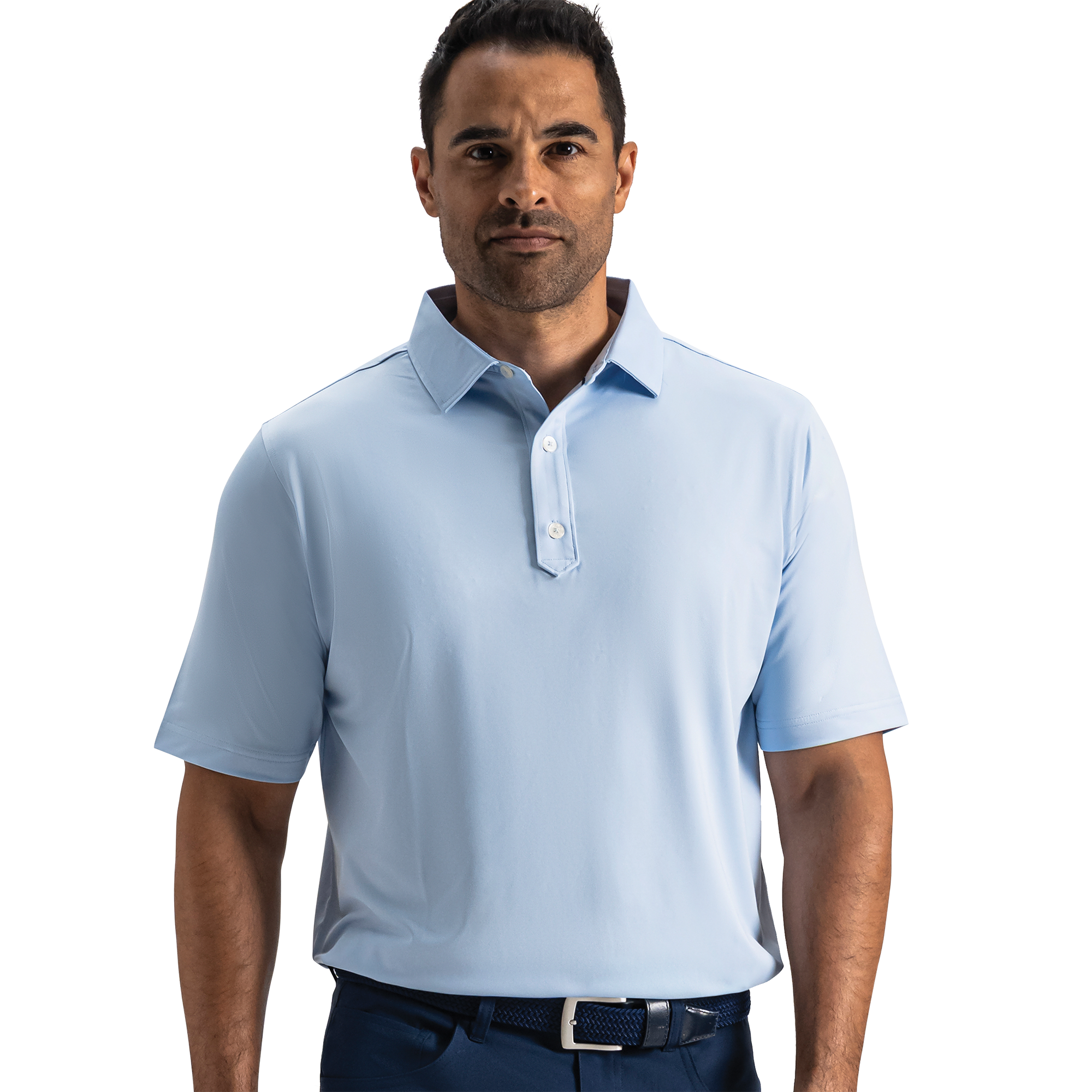 FootJoy ProDry Men's Solid Lisle Short Sleeve Golf Polo Shirt