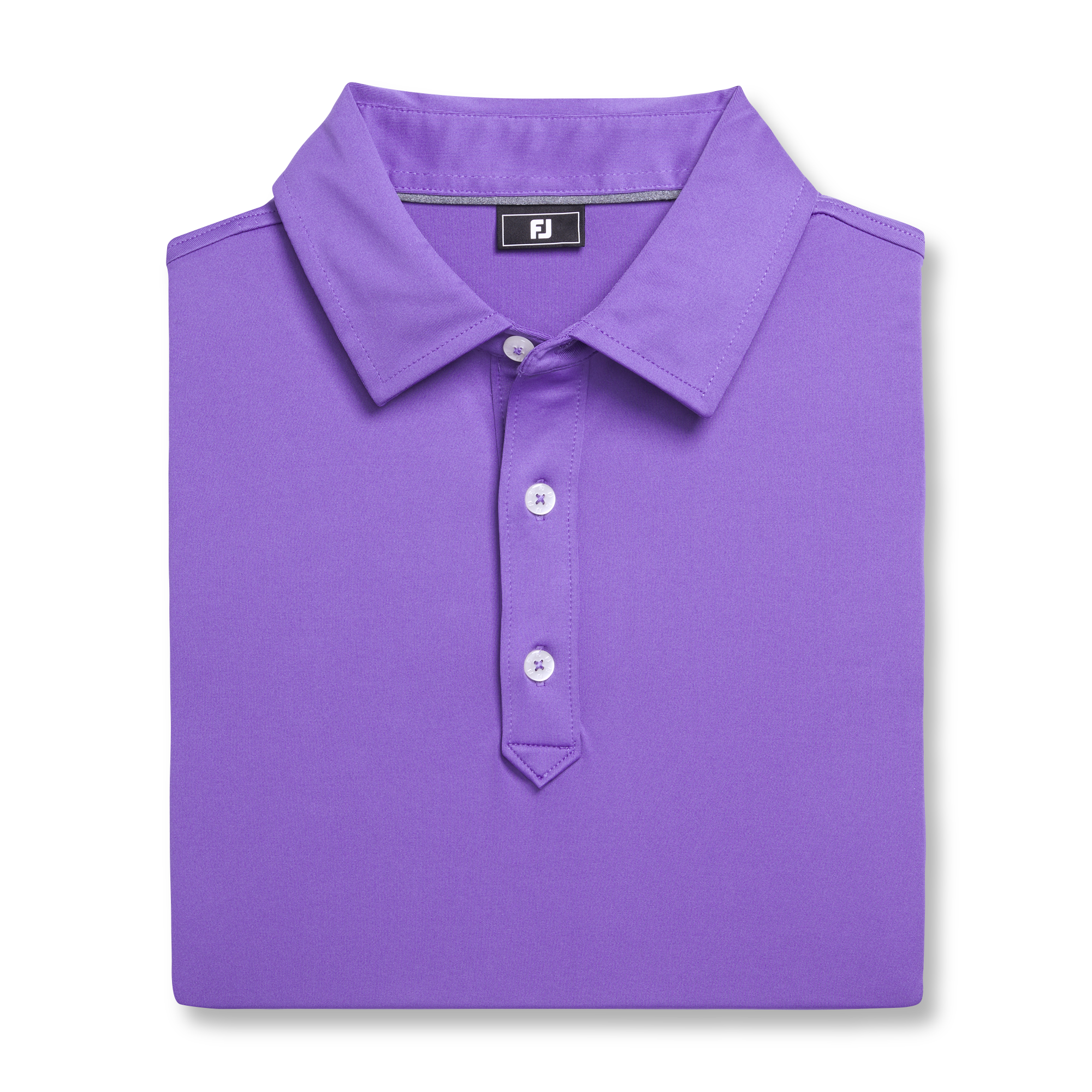 FootJoy Men's Solid TourLisle Shirt Violet - Size: Large