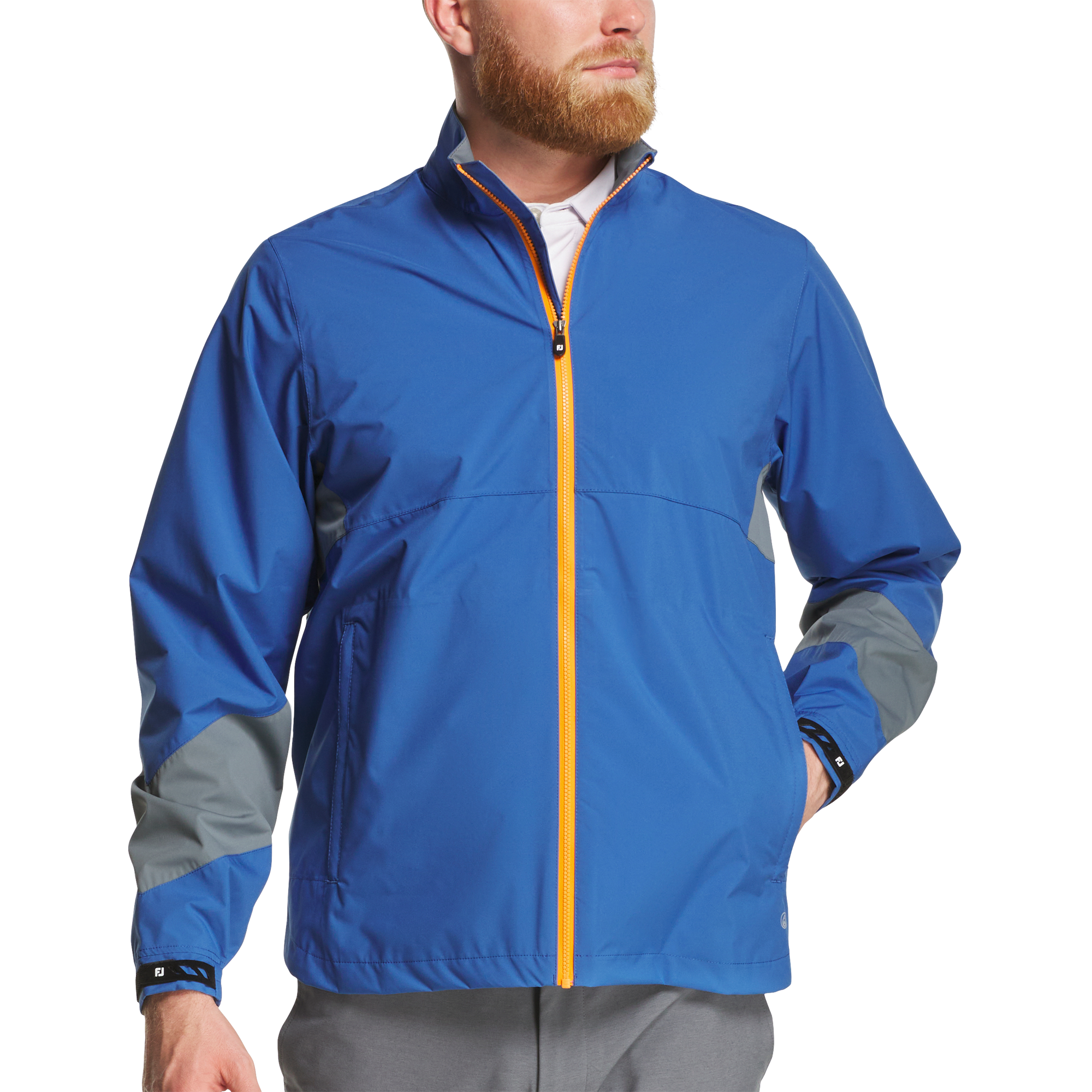 FootJoy Men's HydroLite X Rain Jacket Indigo/Basalt - Size: Small