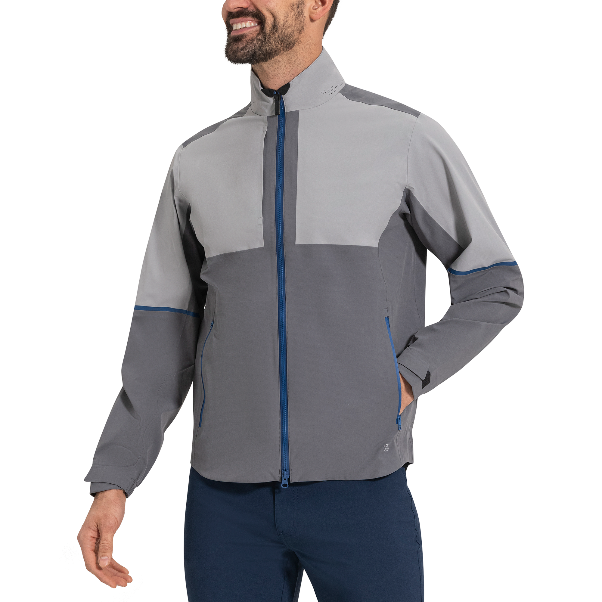 FootJoy Men's DryJoys Select LX Rain Jacket Smoke/Sleet - Size: Medium