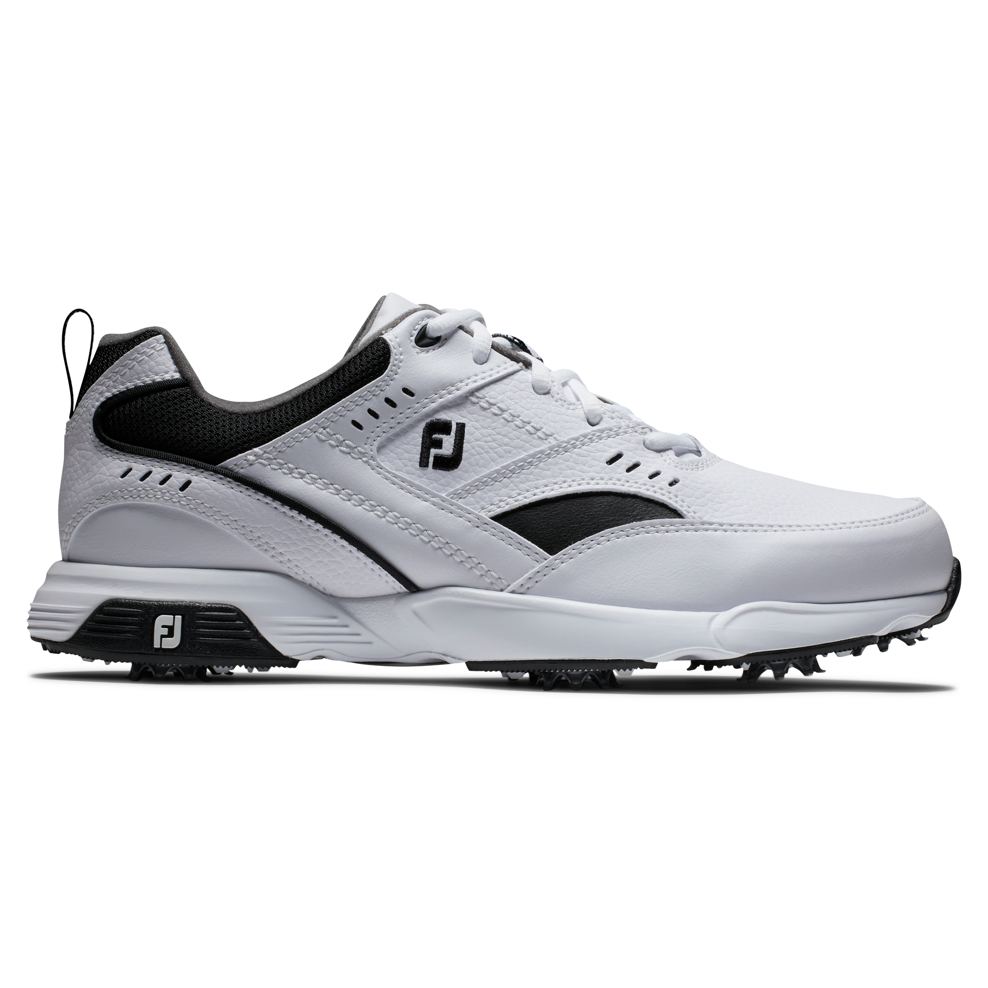 FootJoy Golf Specialty Men's Spiked Golf Shoes - White/Black