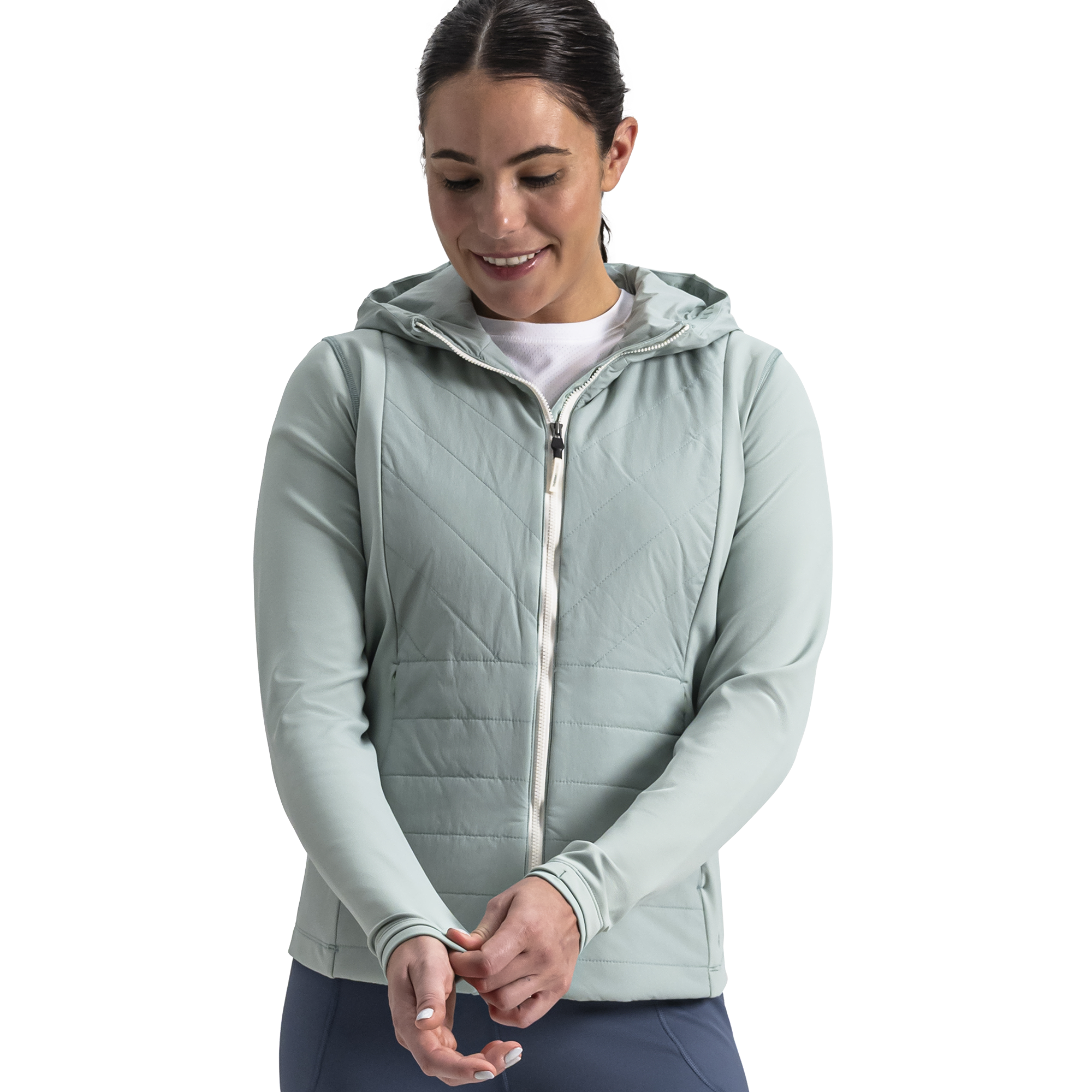 FootJoy Women's ThermoSeries Full-Zip Jacket Eucalyptus - Size: 2XL