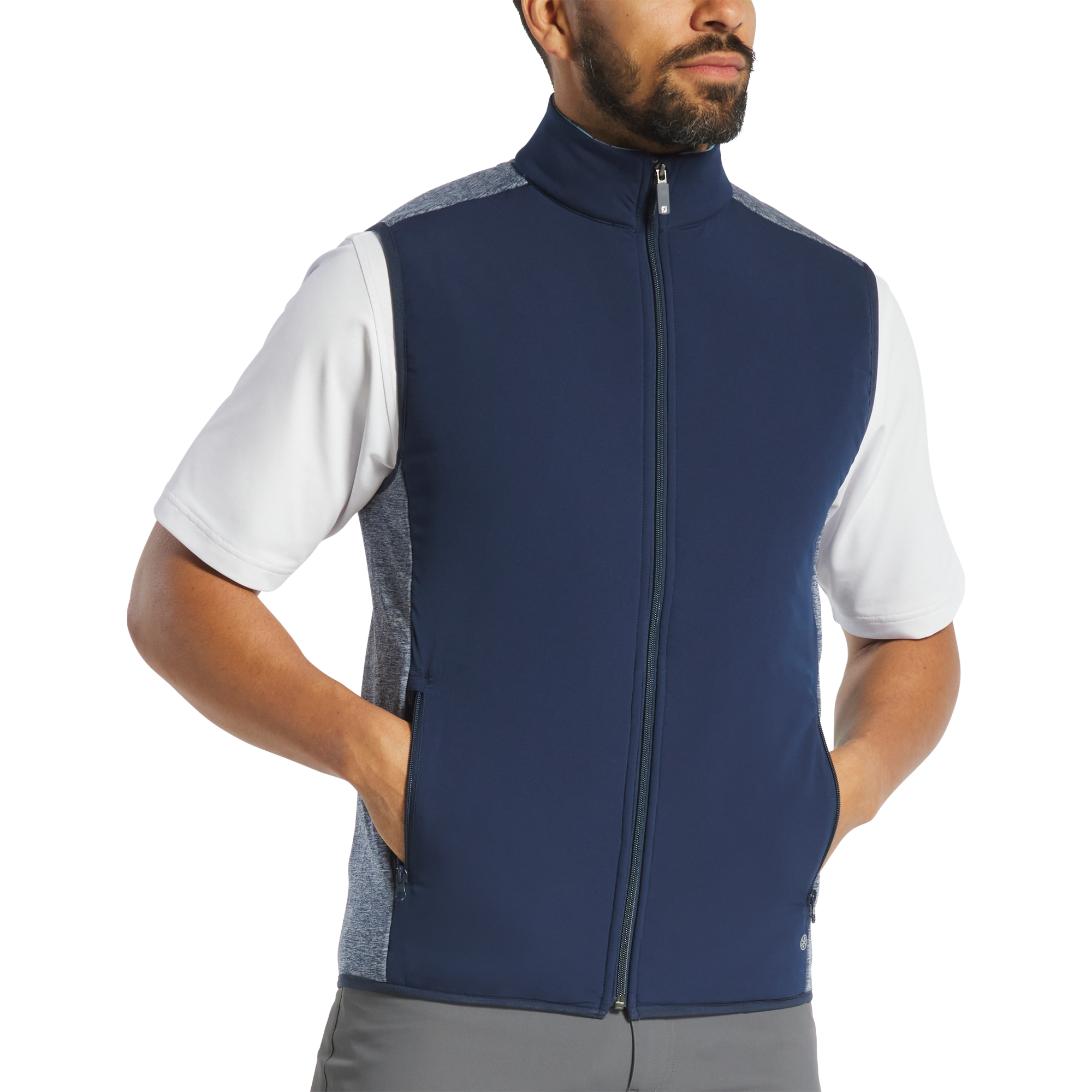 FootJoy Men's ThermoSeries Hybrid Vest Navy - Size: Large