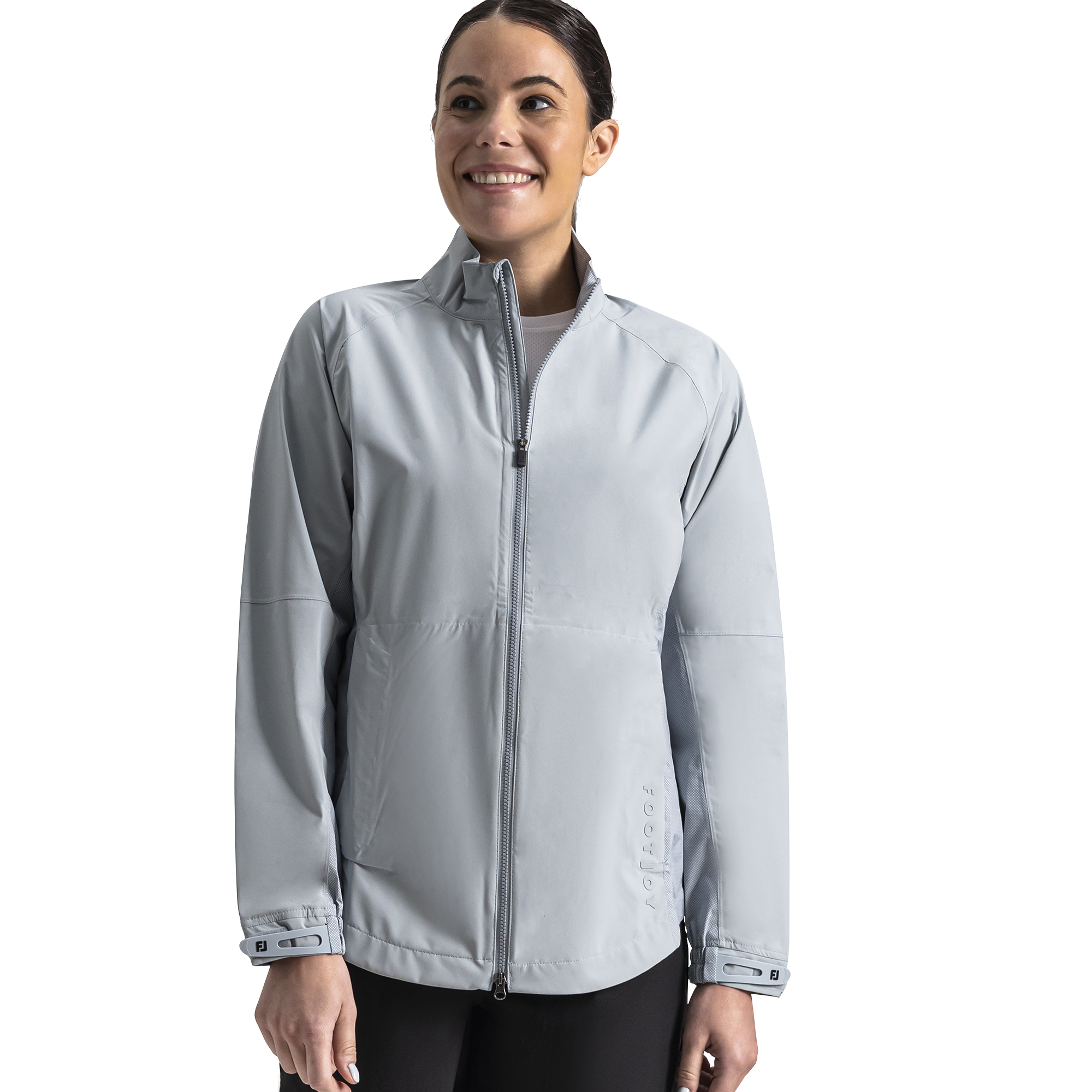FootJoy Women's HydroLite Jacket White/Grey - Size: 2XL