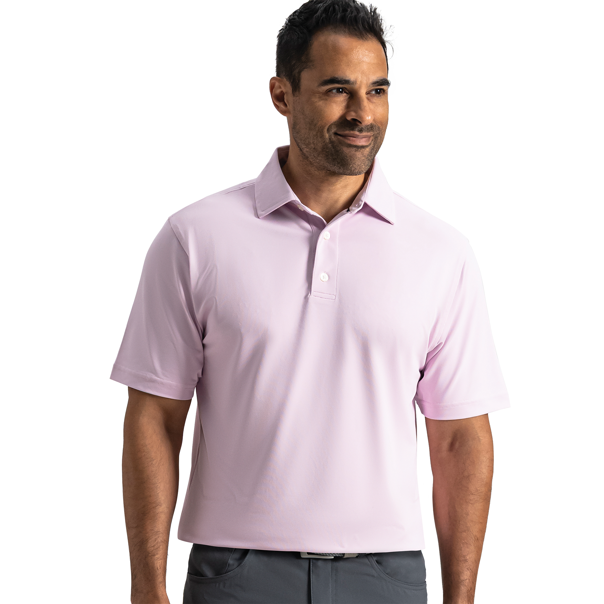 FootJoy Men's Solid ProPique Shirt Pink - Size: Small