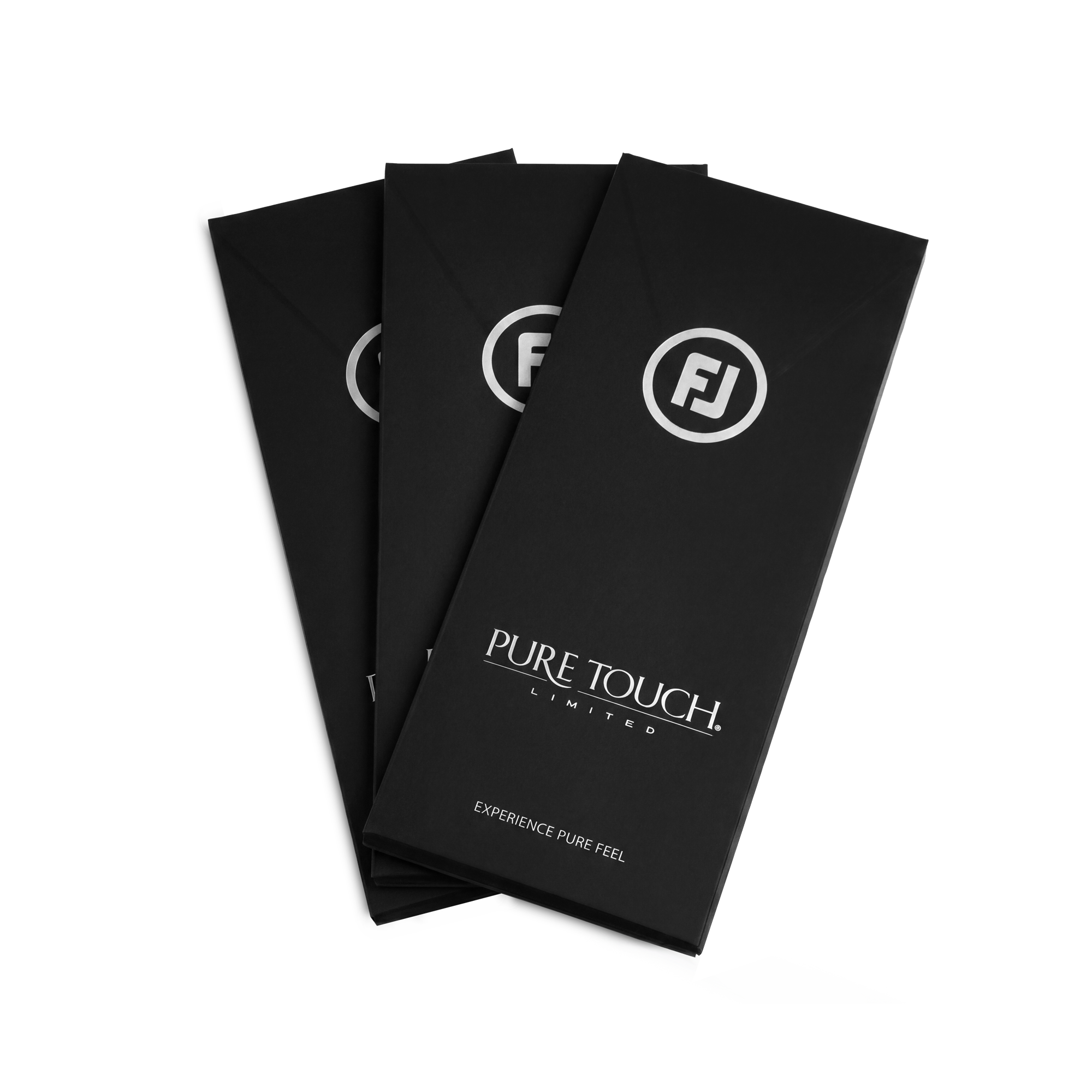 FootJoy Men's Pure Touch Limited 3-Pack Golf Gloves White - Size: Large
