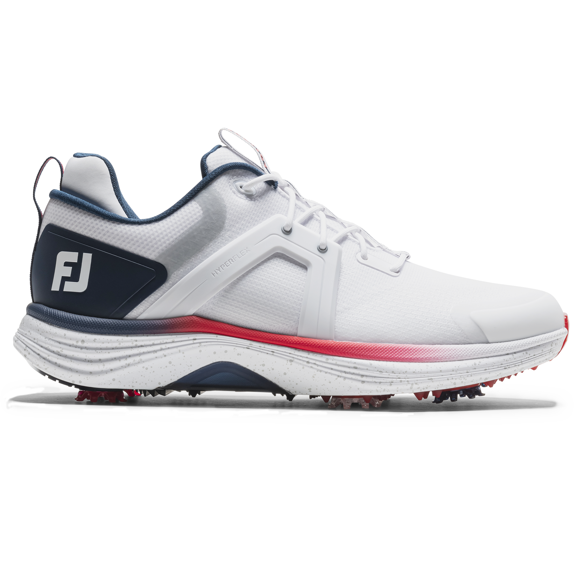 FootJoy Men's HyperFlex Golf Shoes Previous Season Style Navy/Red/White - Size: 8