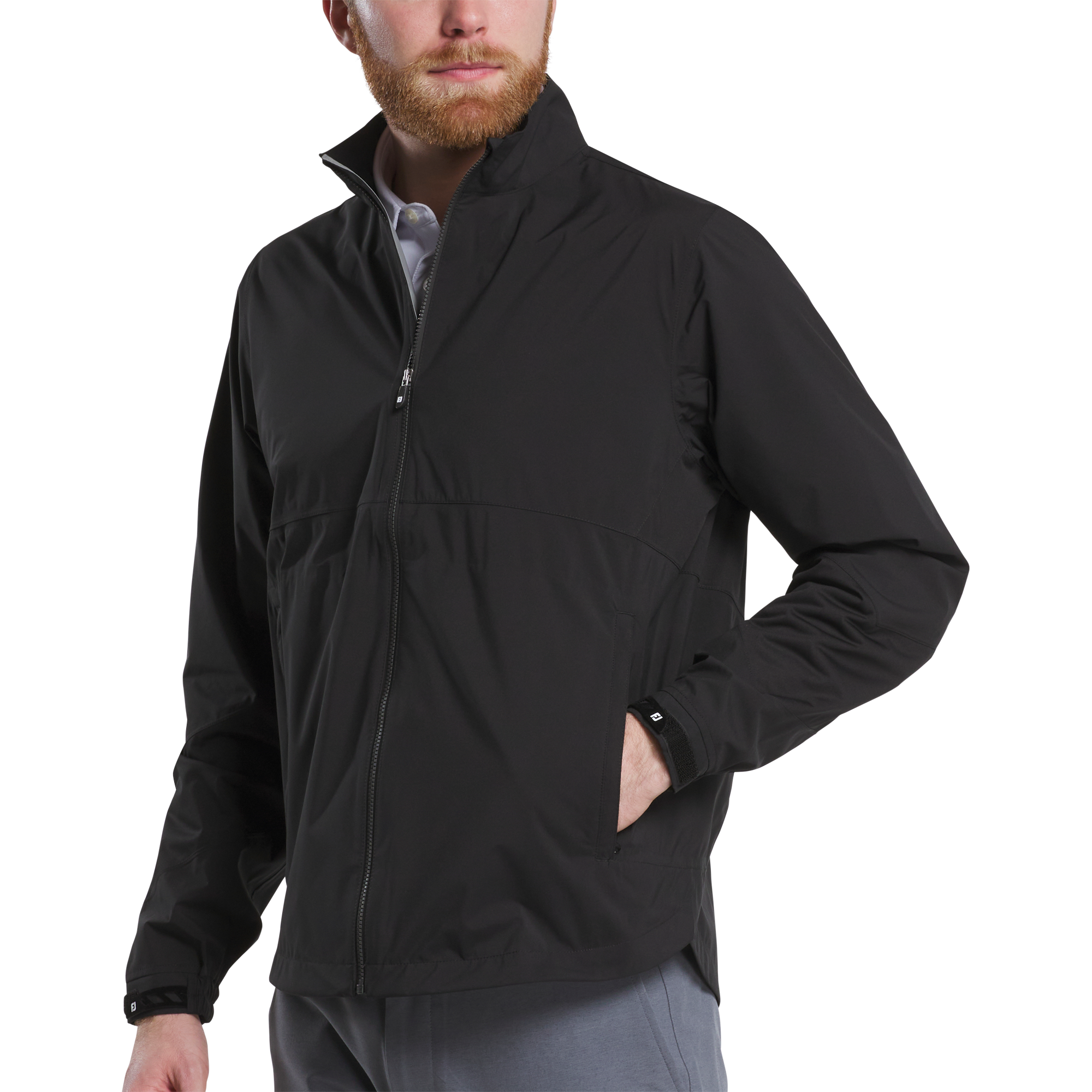 FootJoy Men's HydroLite X Rain Jacket Black - Size: 3XL