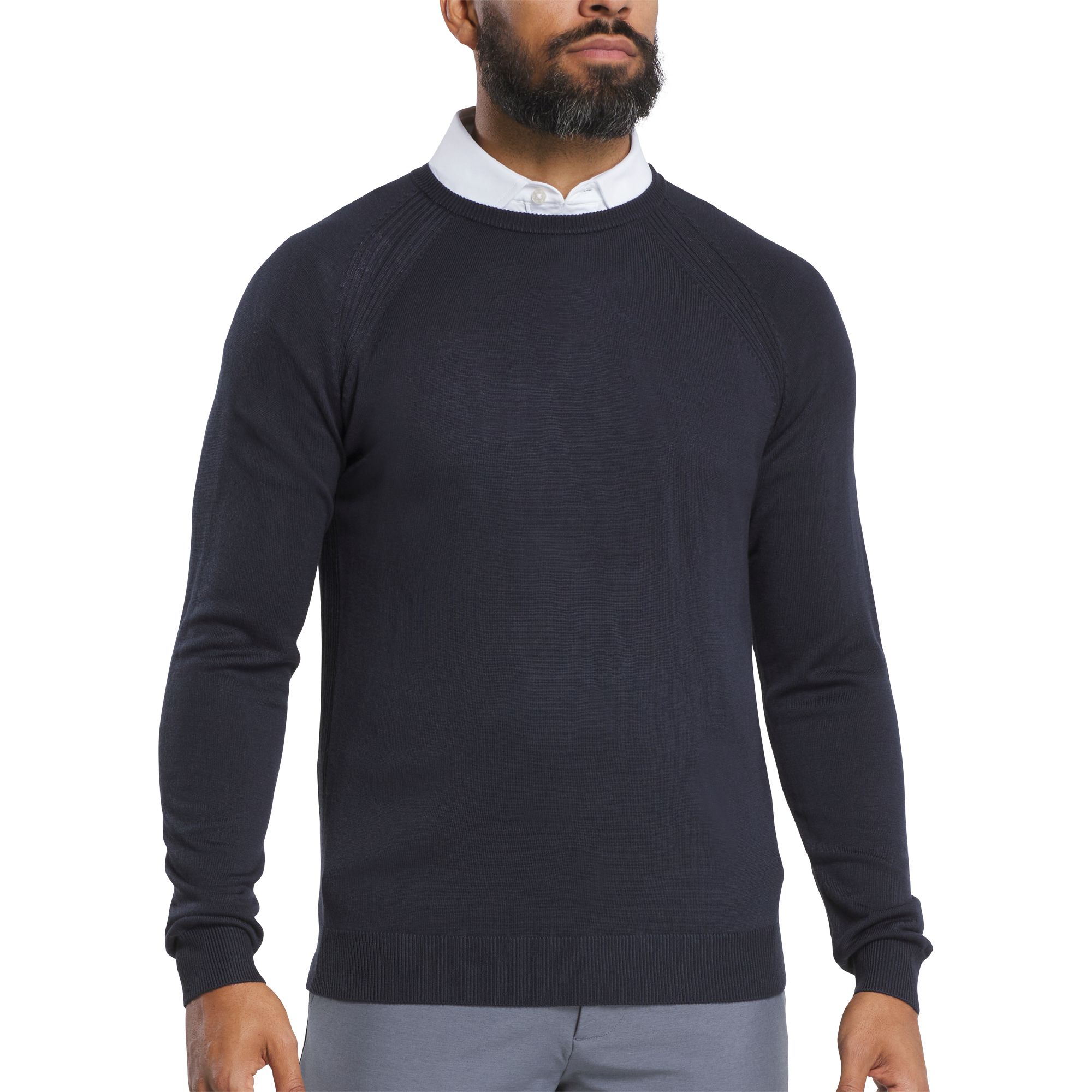 FootJoy Men's Crewneck Sweater Navy - Size: Medium