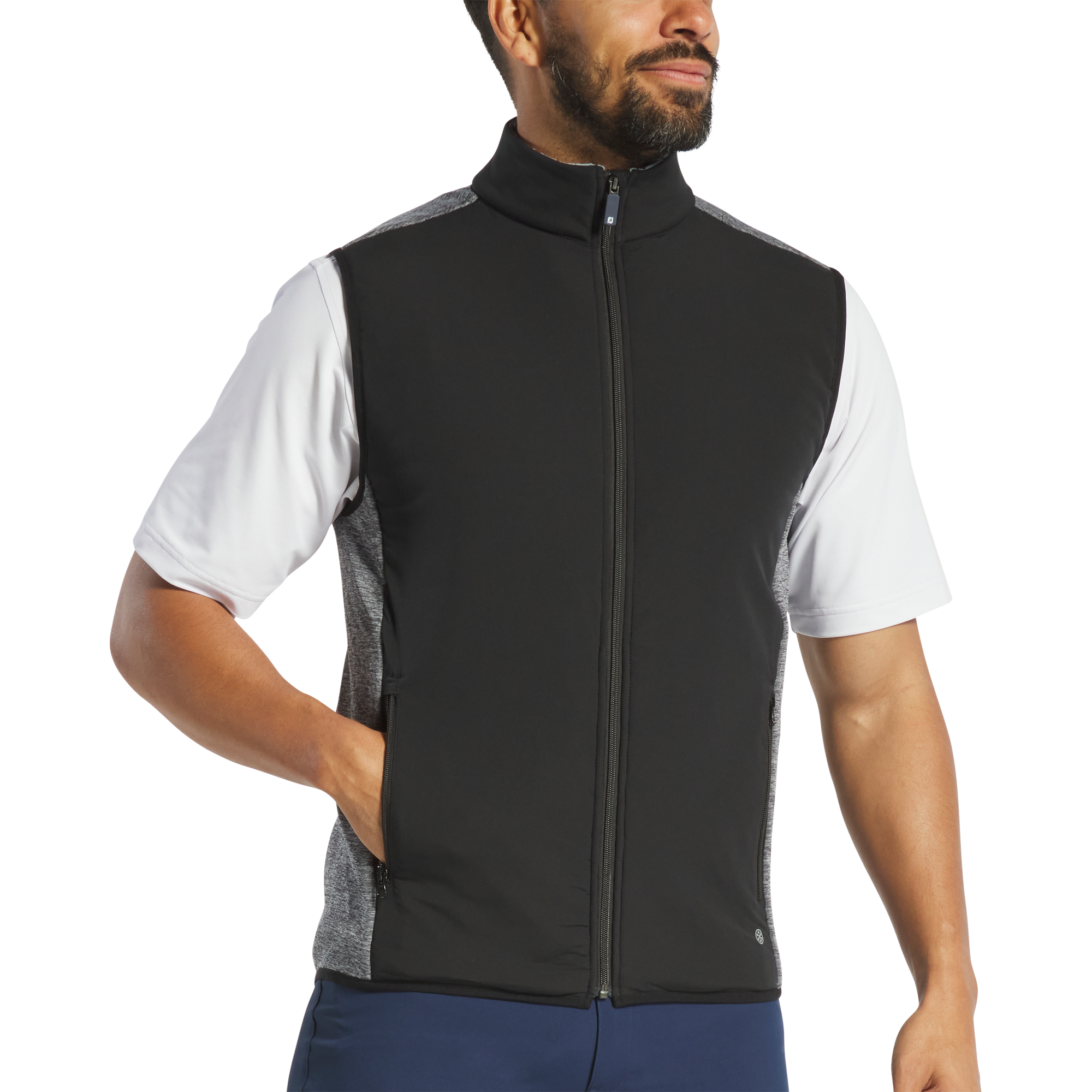 FootJoy Men's ThermoSeries Hybrid Vest Black - Size: Medium