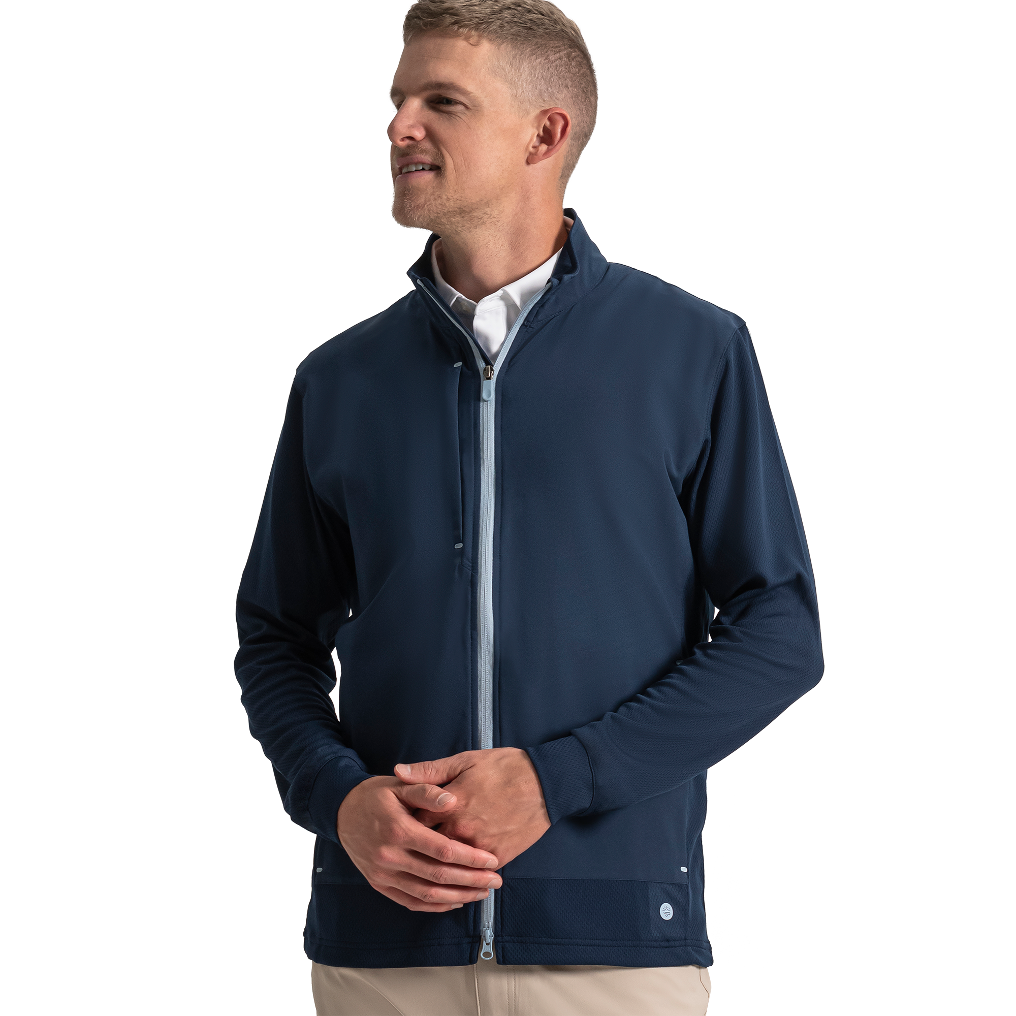 FootJoy Men's TempoSeries Hybrid Full-Zip Jacket Navy - Size: XL