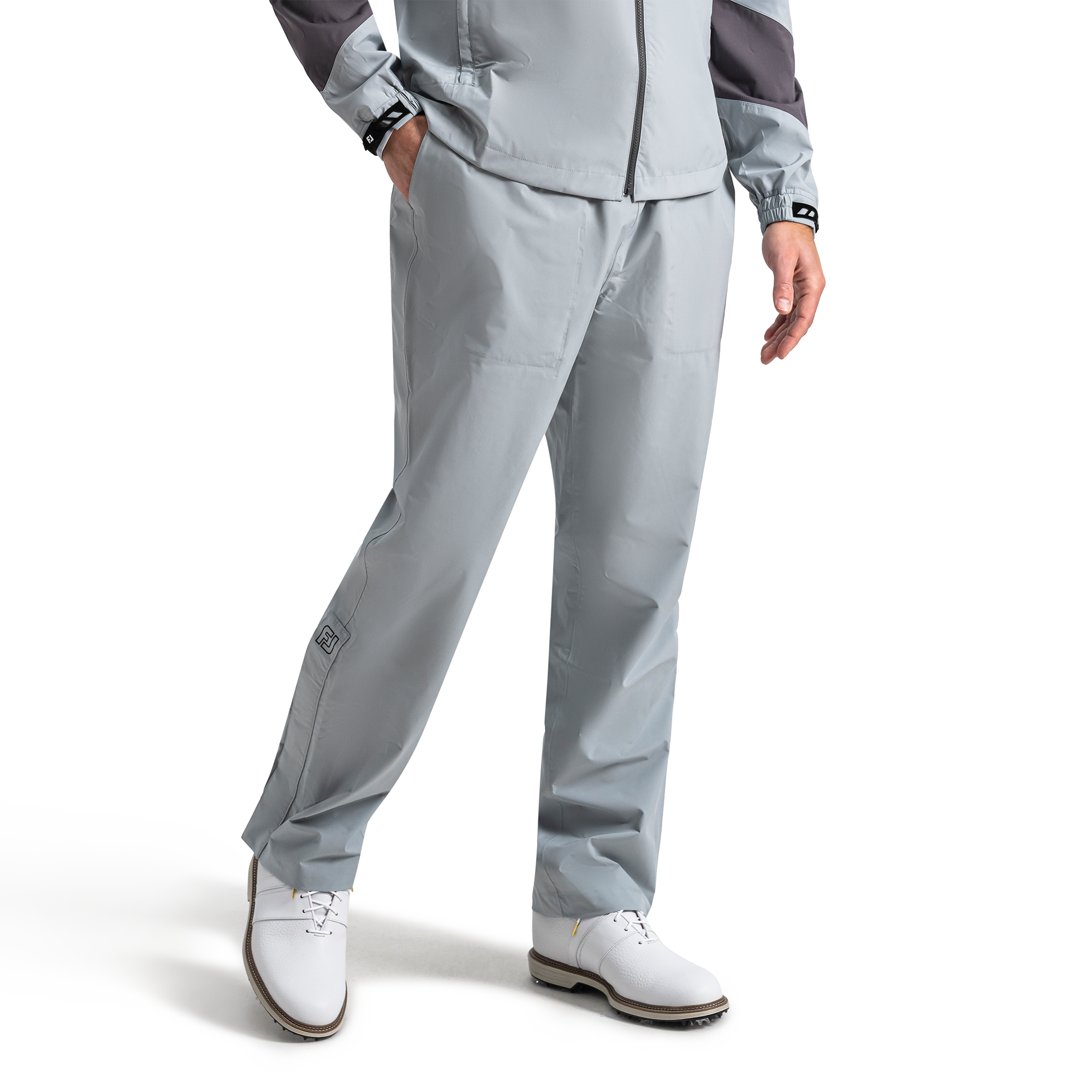 FootJoy Men's HydroLite X Rain Pant Light Grey - Size: Small