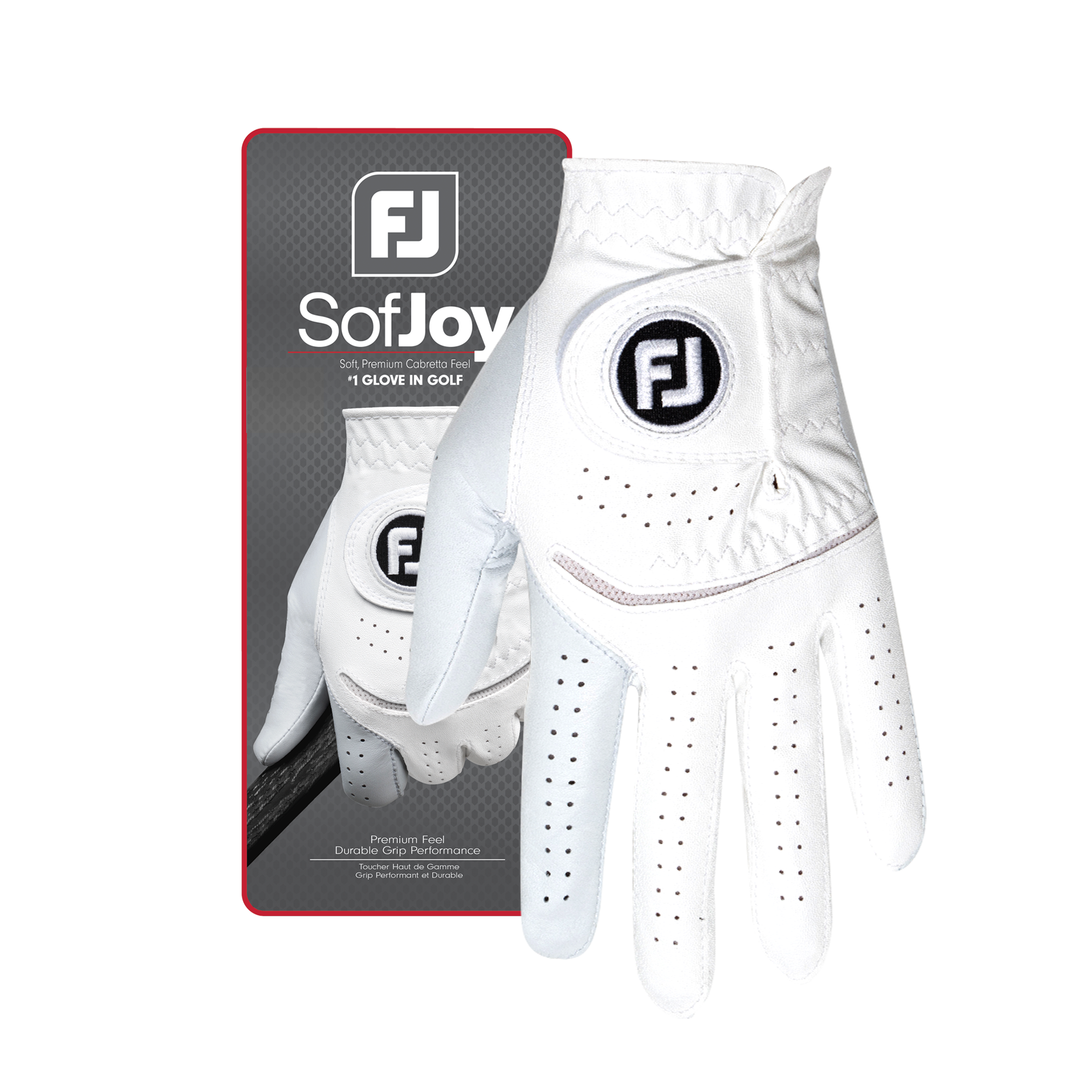 FootJoy Men's SofJoy Golf Glove Pearl - Size: Small