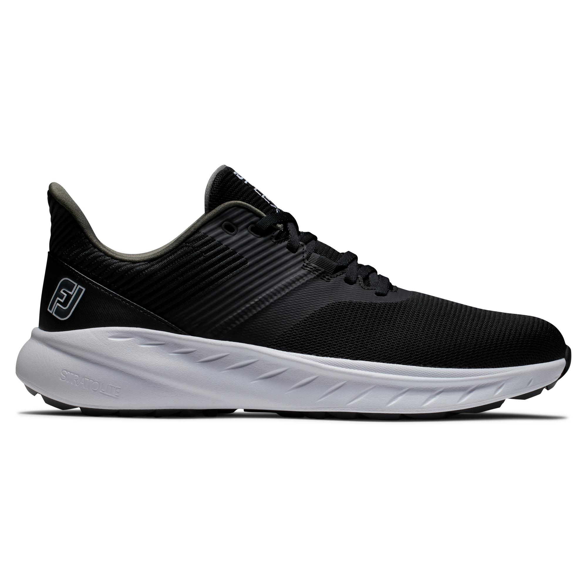 Flex Men's Golf Shoe, Black, 7 M - FootJoy Spikeless
