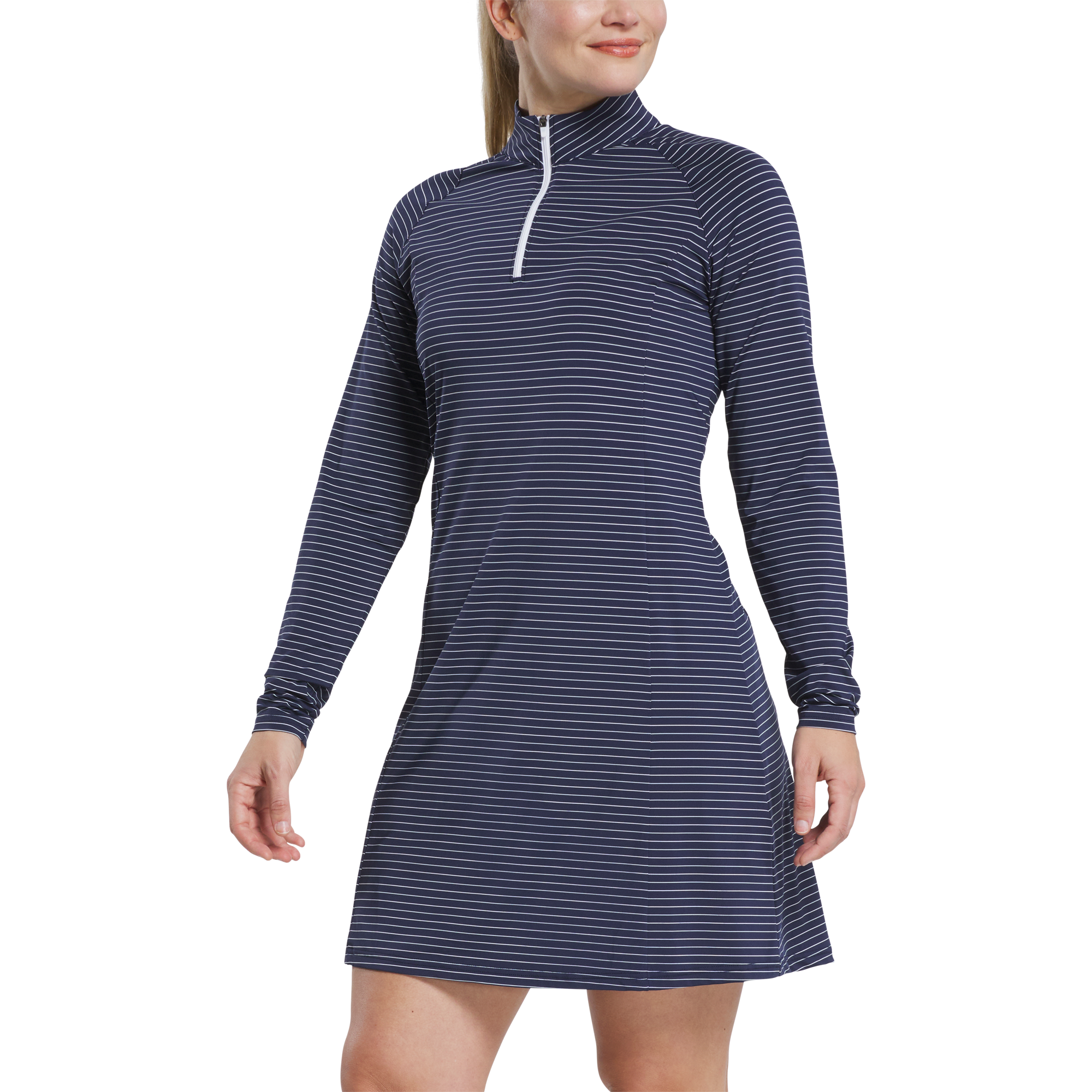 FootJoy Women's Long Sleeve Sun Protection Dress Previous Season Style Navy - Size: XL