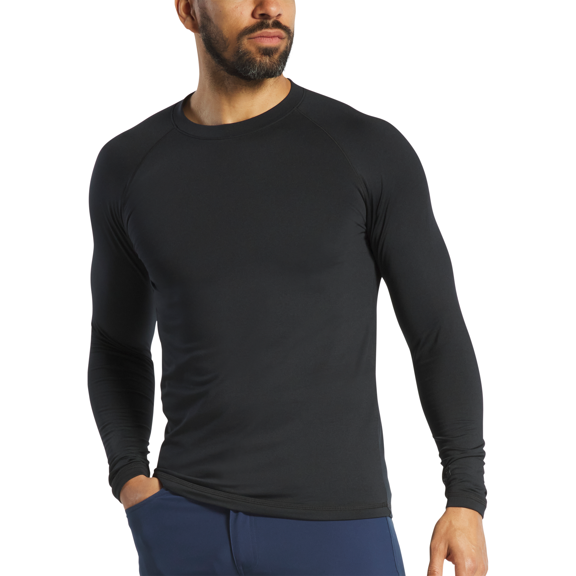 FootJoy Men's ThermoSeries Fleece Base Layer Shirt Black - Size: Medium