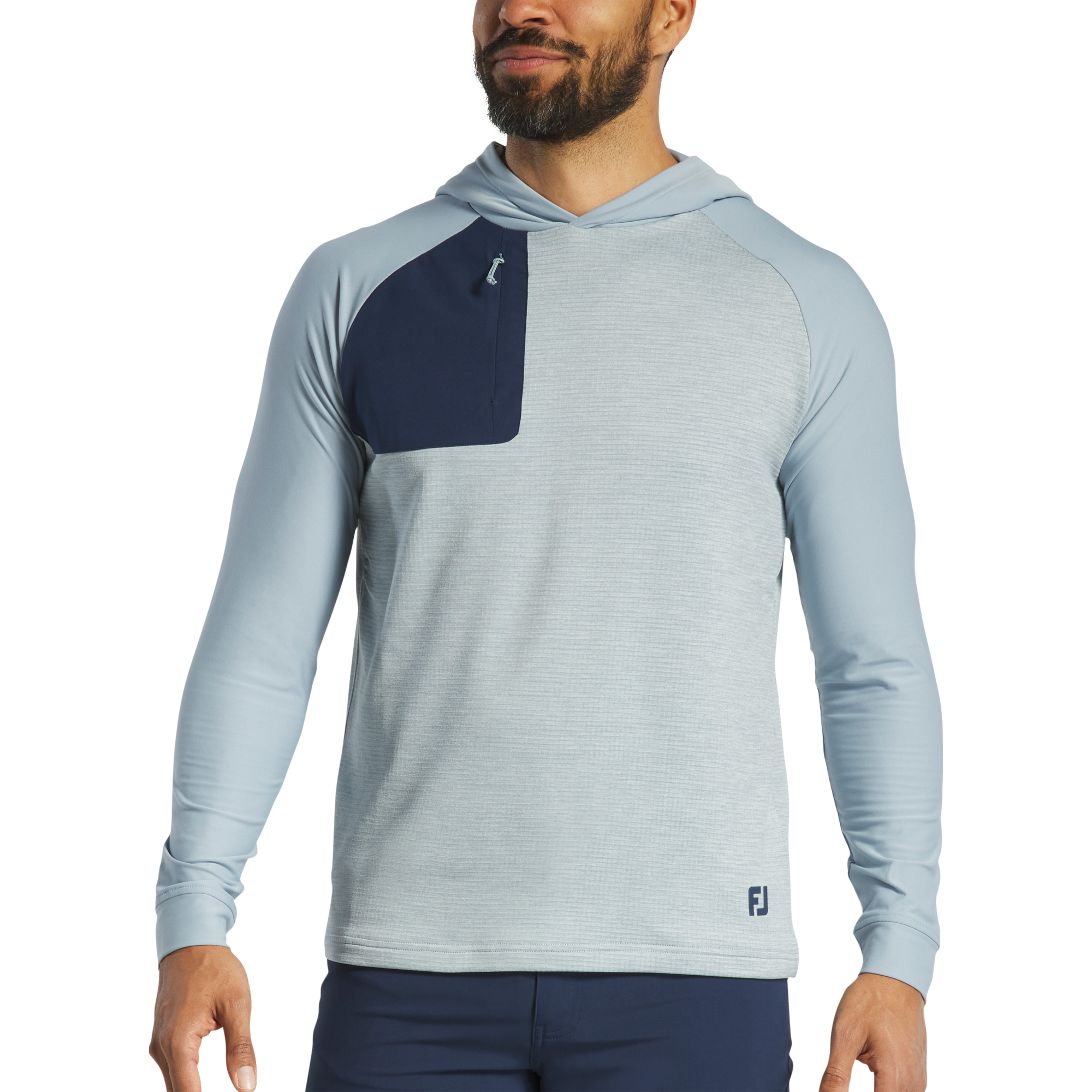 FootJoy Men's ThermoSeries Pullover Hoodie Grey - Size: Medium