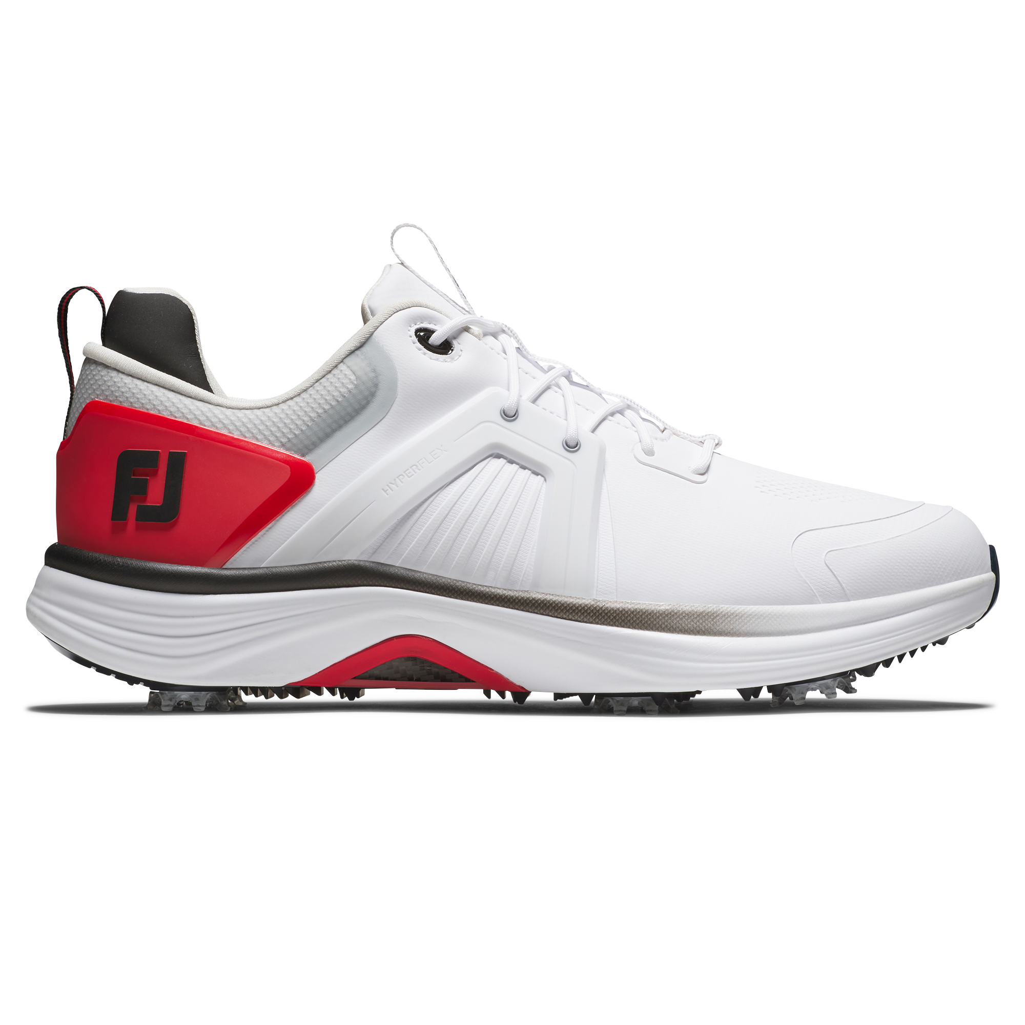 FootJoy Men's HyperFlex Carbon LE Golf Shoes Previous Season Style White/Red - Size: 10