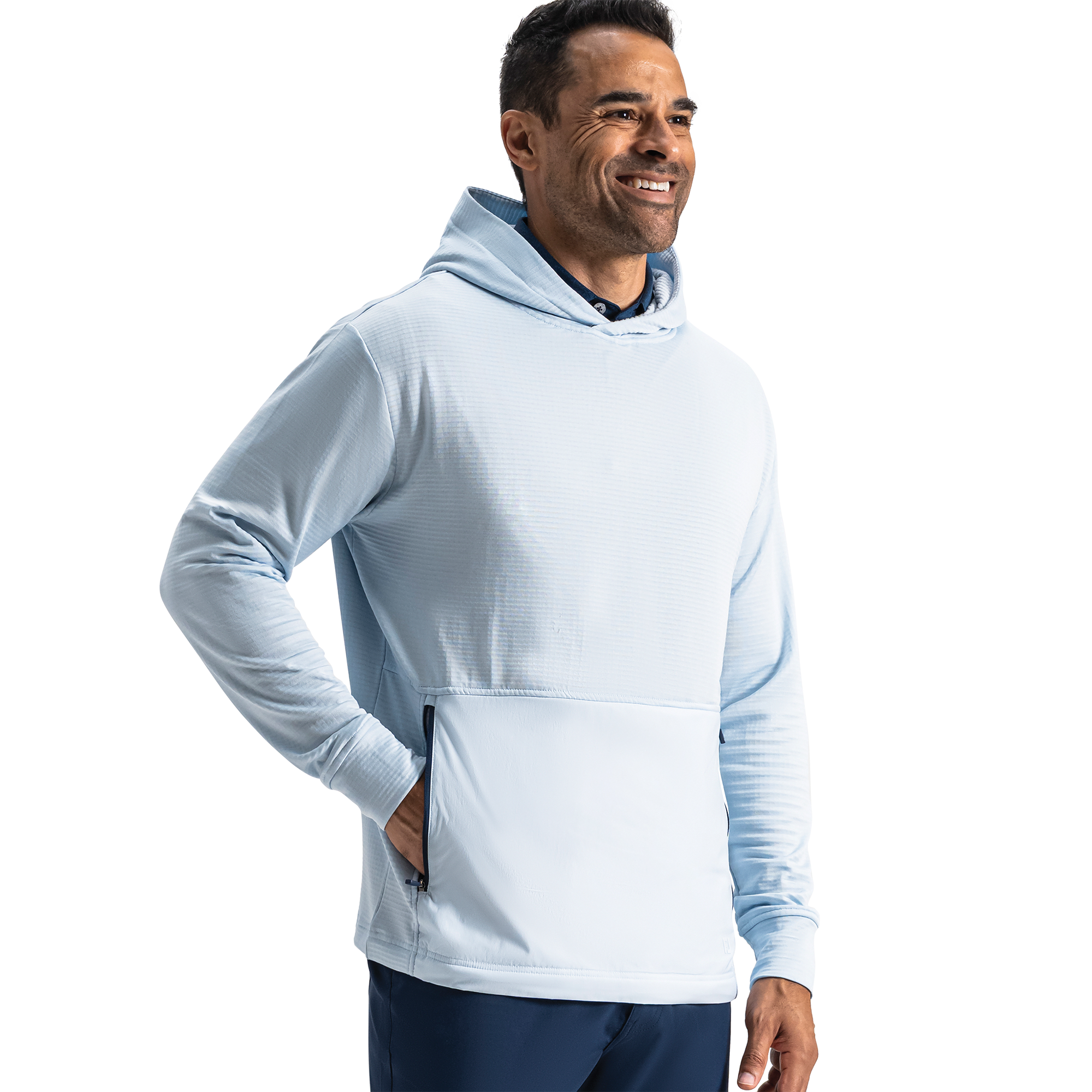 FootJoy Men's ThermoSeries Crossover Hoodie Mist - Size: Medium