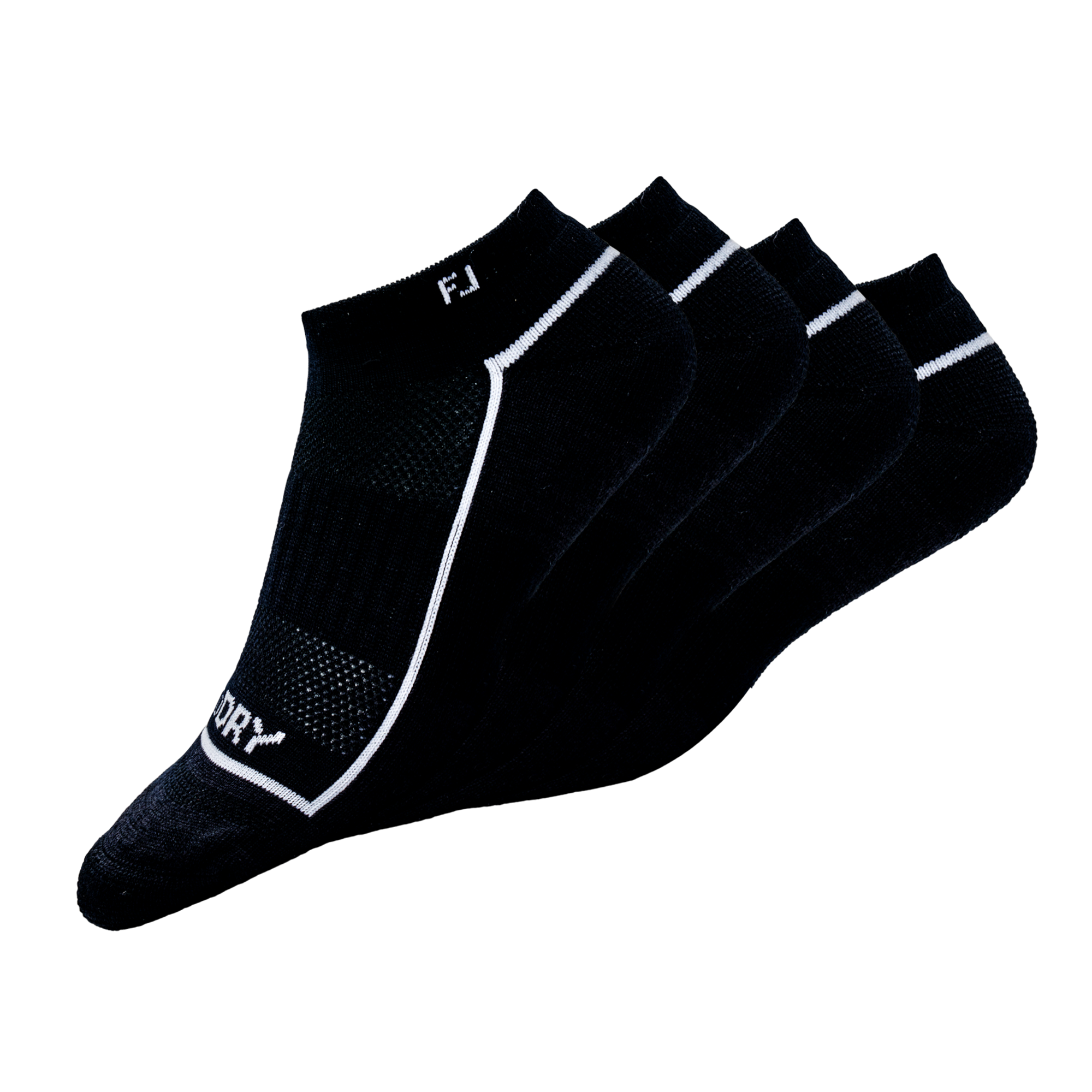 FootJoy Women's ProDry Low Cut 2-Pack Socks Black - Size: 6/9