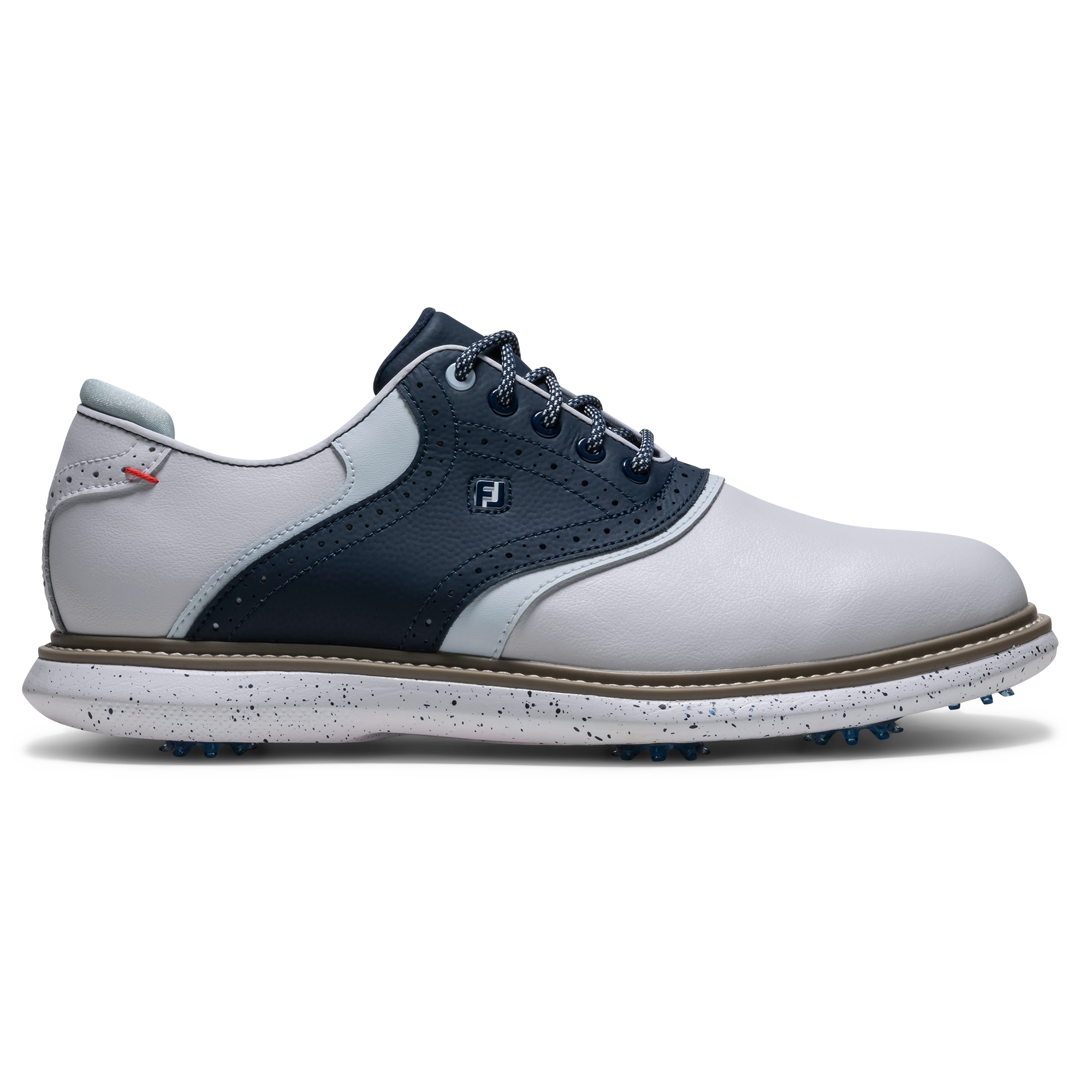 FootJoy Men's Dry Ice Traditions Golf Shoes Previous Season Style Light Blue/Navy/White - Size: 8.5