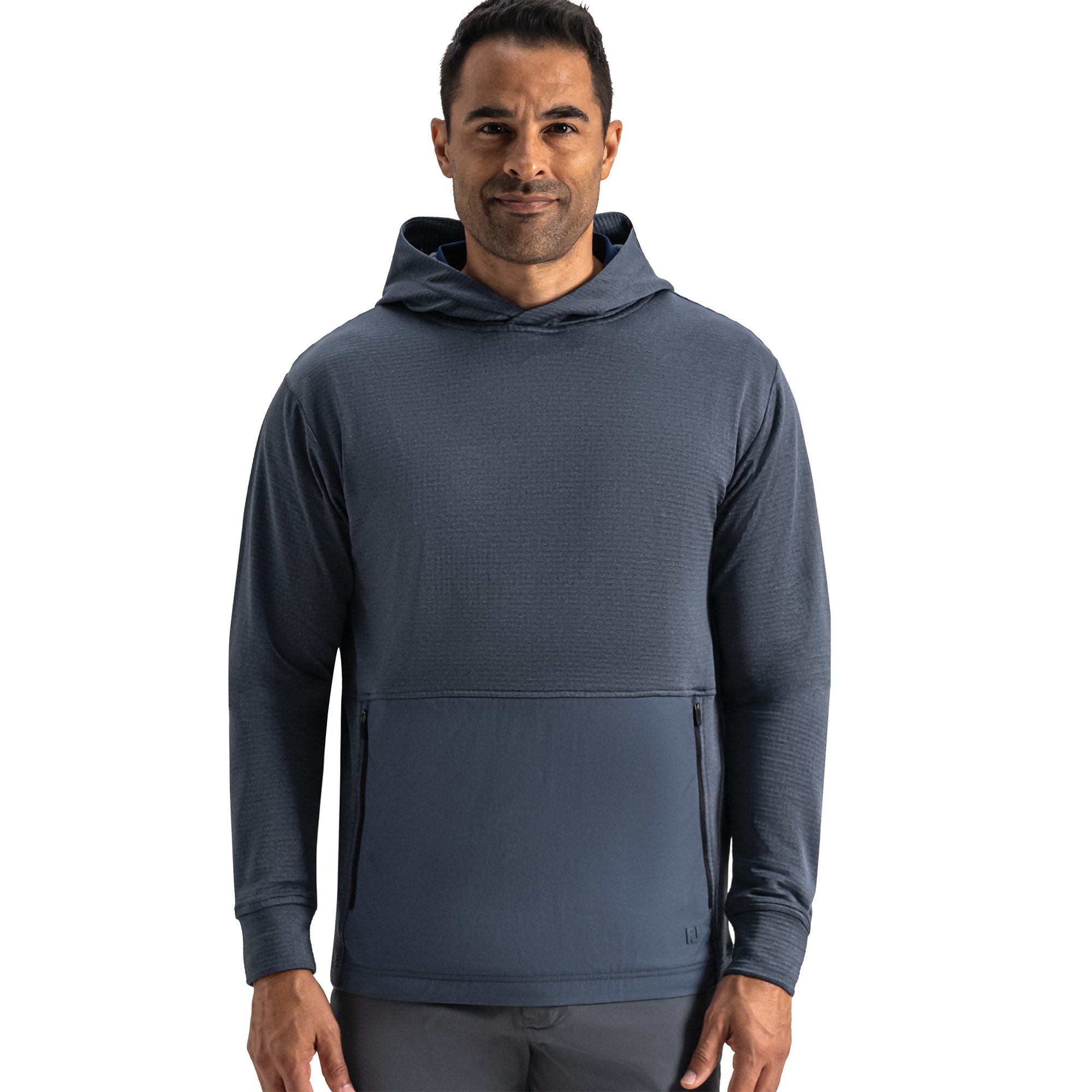 FootJoy Men's ThermoSeries Crossover Hoodie Charcoal - Size: Medium