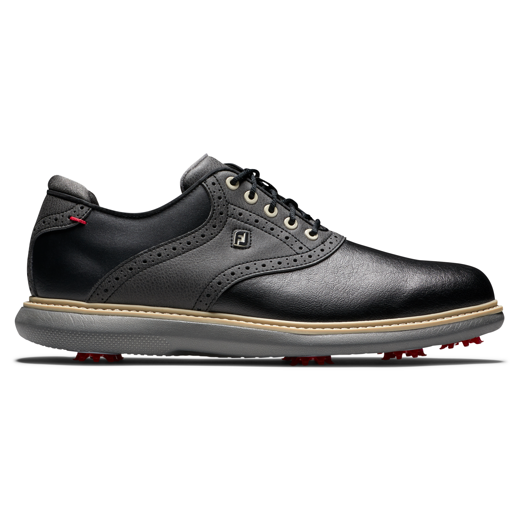 FootJoy Men's Traditions Golf Shoes Previous Season Style Black - Size: 8.5